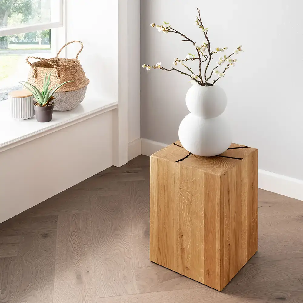 Lomadox Beistelltisch Set 2-teilig modern in Eiche massiv geölt KIMBERLEY-69 Angebote