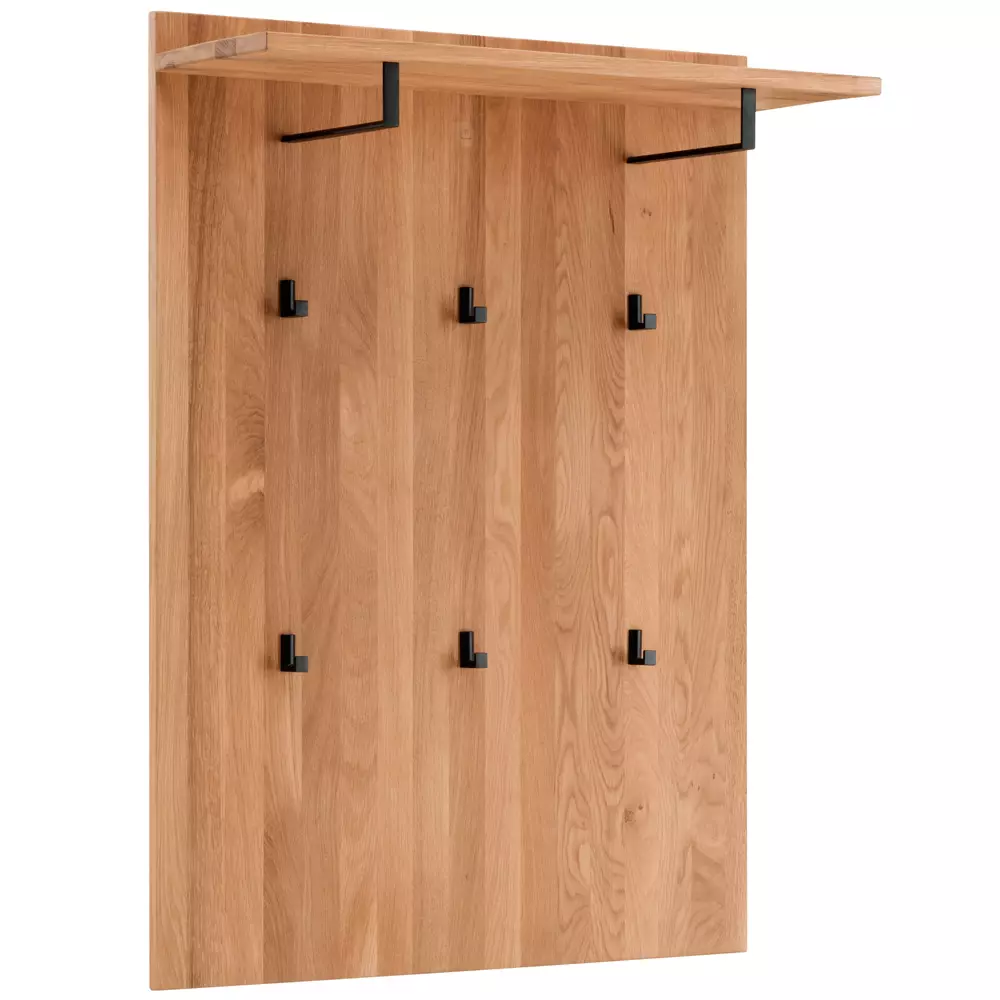 Lomadox Flur Möbel Set LEUNA-64 in Eiche massiv geölt, B/H/T: ca. 160/200/39 cm Günstig kaufen
