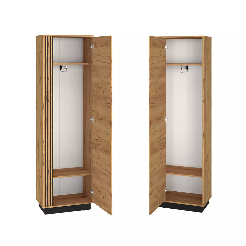 Lomadox Flur Schrank in Gold Craft Eiche VINICA-131 Flash Sale