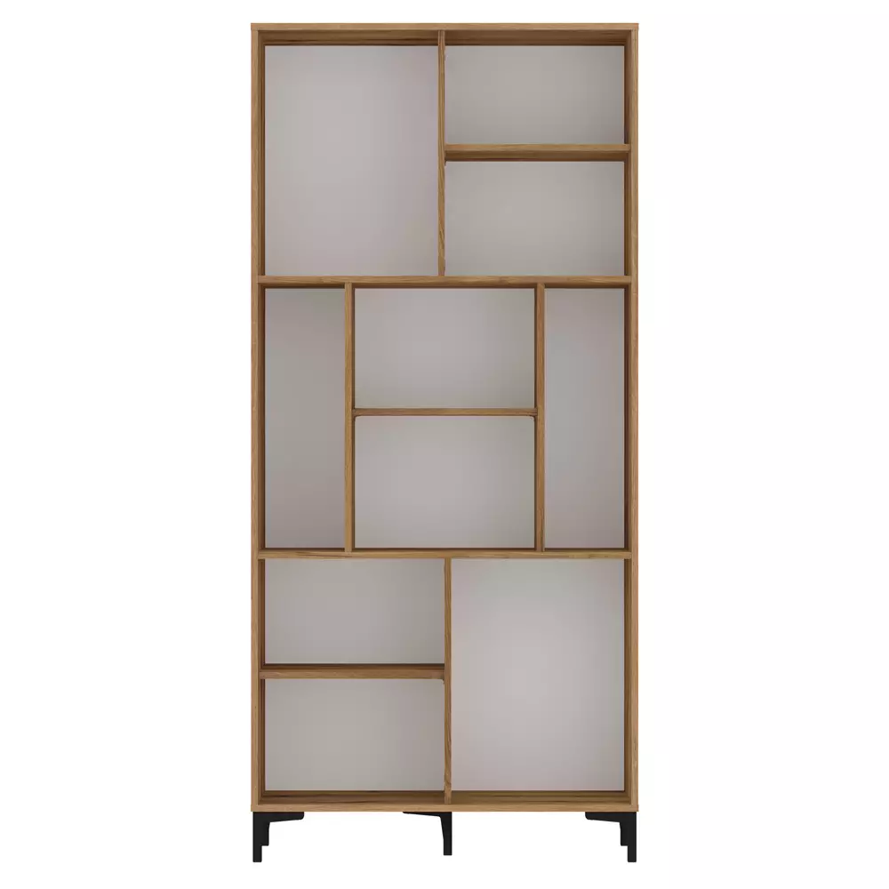 Lomadox Regal Eiche mit weiß RISBY-129 Heißer Verkauf