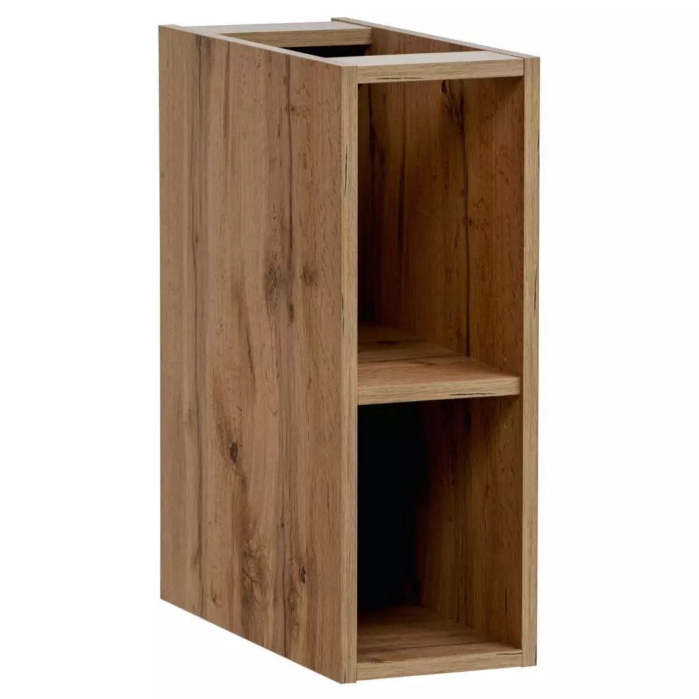 Lomadox Regal Badezimmer Unterschrank XANTEN-56 in Eiche Nb., B/H/T: ca. 20/57/46 cm