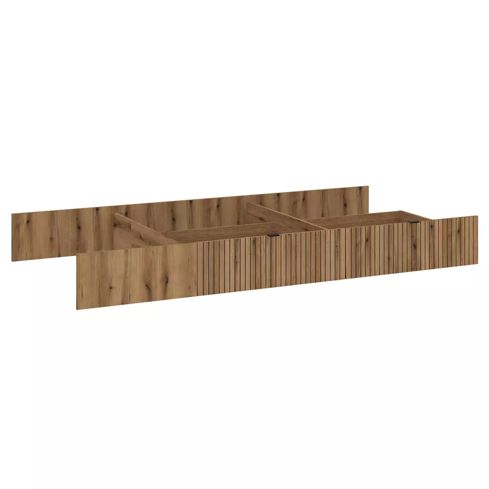 Lomadox Bettschublade Eiche RISBY-129