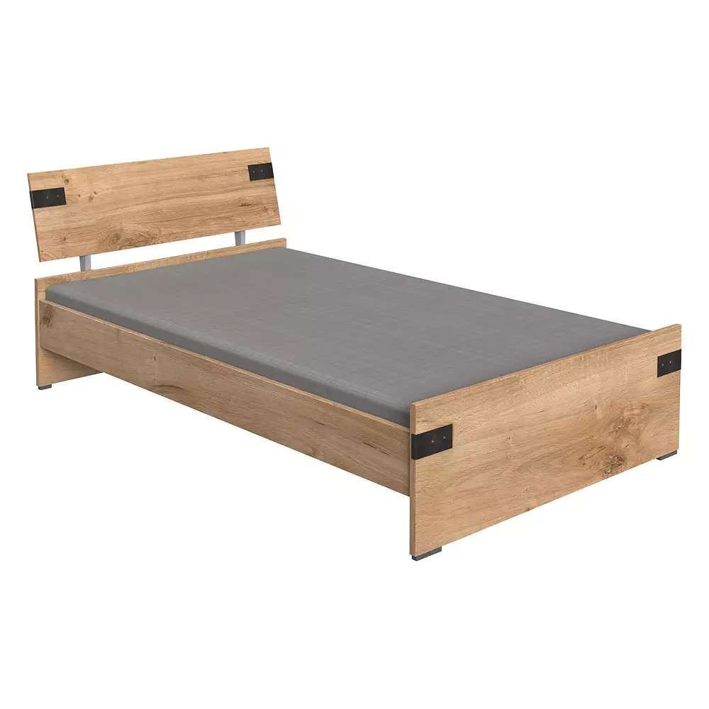 Lomadox Jugendmöbel Set EVERTON-43 6-teilig mit Bett 120cm Bettschubkästen Kleiderschrank 135cm und Schreibtisch Heißer Verkauf