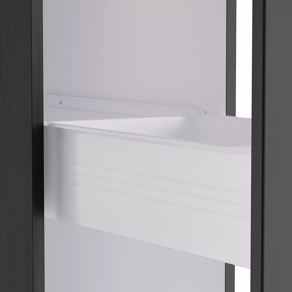 Lomadox Apothekerschrank 30 cm in grau, MONTERREY-03 Günstiger Verkauf