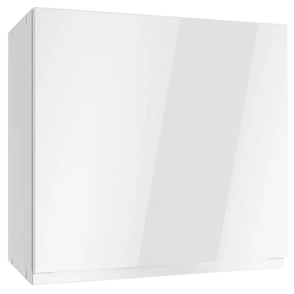 Lomadox Hängeschrank 60 cm in Hochglanz weiß MARSEILLE-03