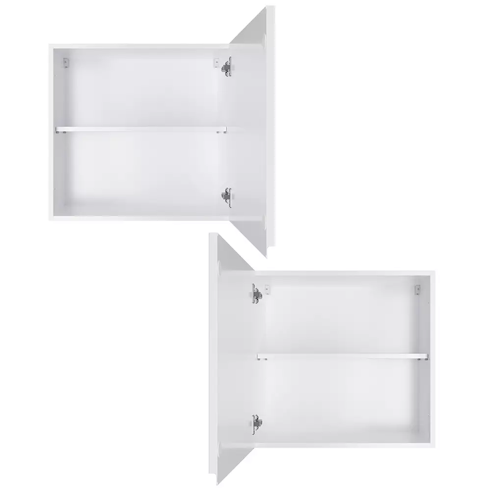 Lomadox Hängeschrank 60 cm in Hochglanz weiß MARSEILLE-03 Preisnachlass