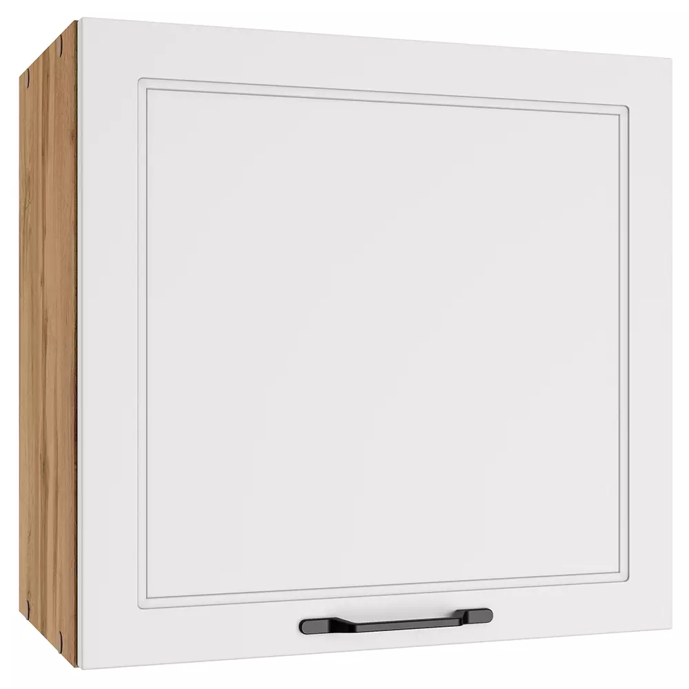 Lomadox Hängeschrank 60 cm in matt weiß und Eiche, MONTERREY-03