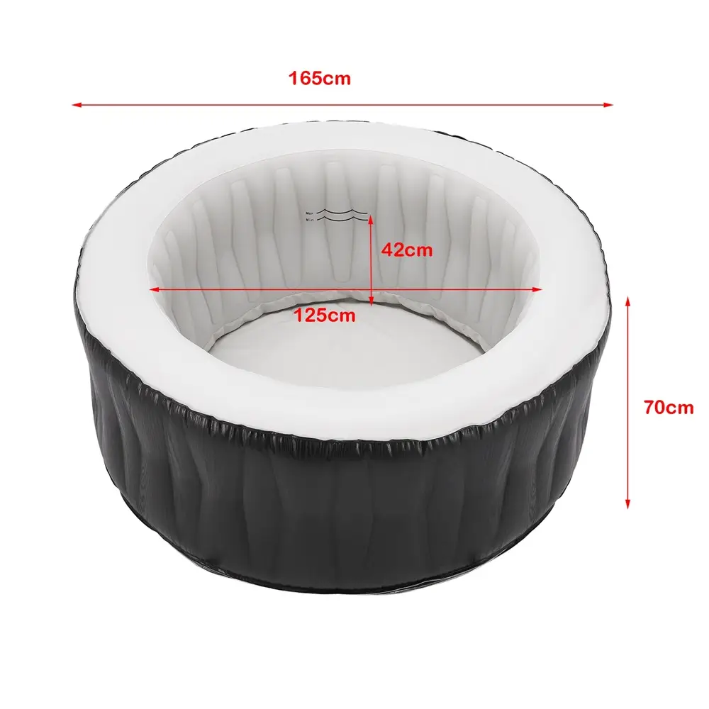 Lomadox Aufblasbarer Whirlpool COMO-100 165x70 cm Tägliche Deals