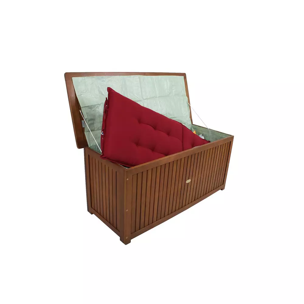 Lomadox Auflagenbox aus Akazie GARDA-120, B/H/T: ca. 133/58/55 cm VIP-Rabatte