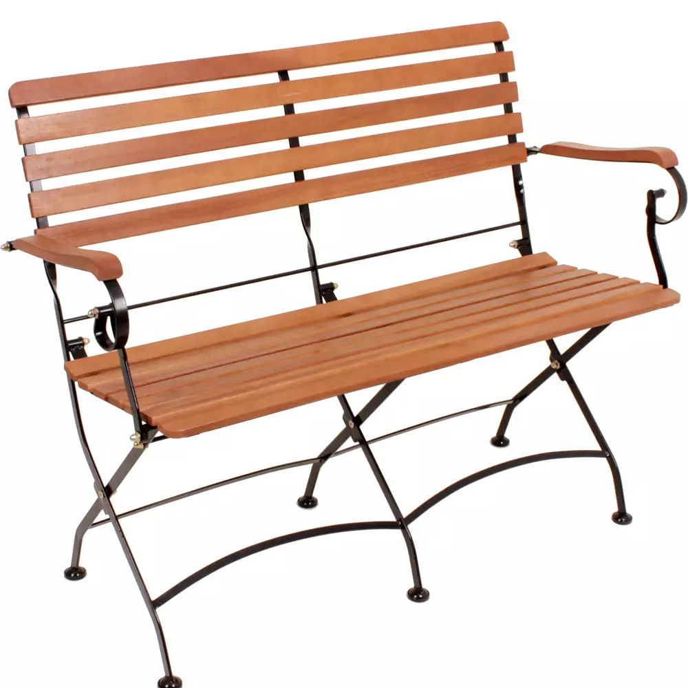 Lomadox Balkon Set 4-tlg. aus Eukalyptus GARDA-120 in braun Letzte 3 Tage