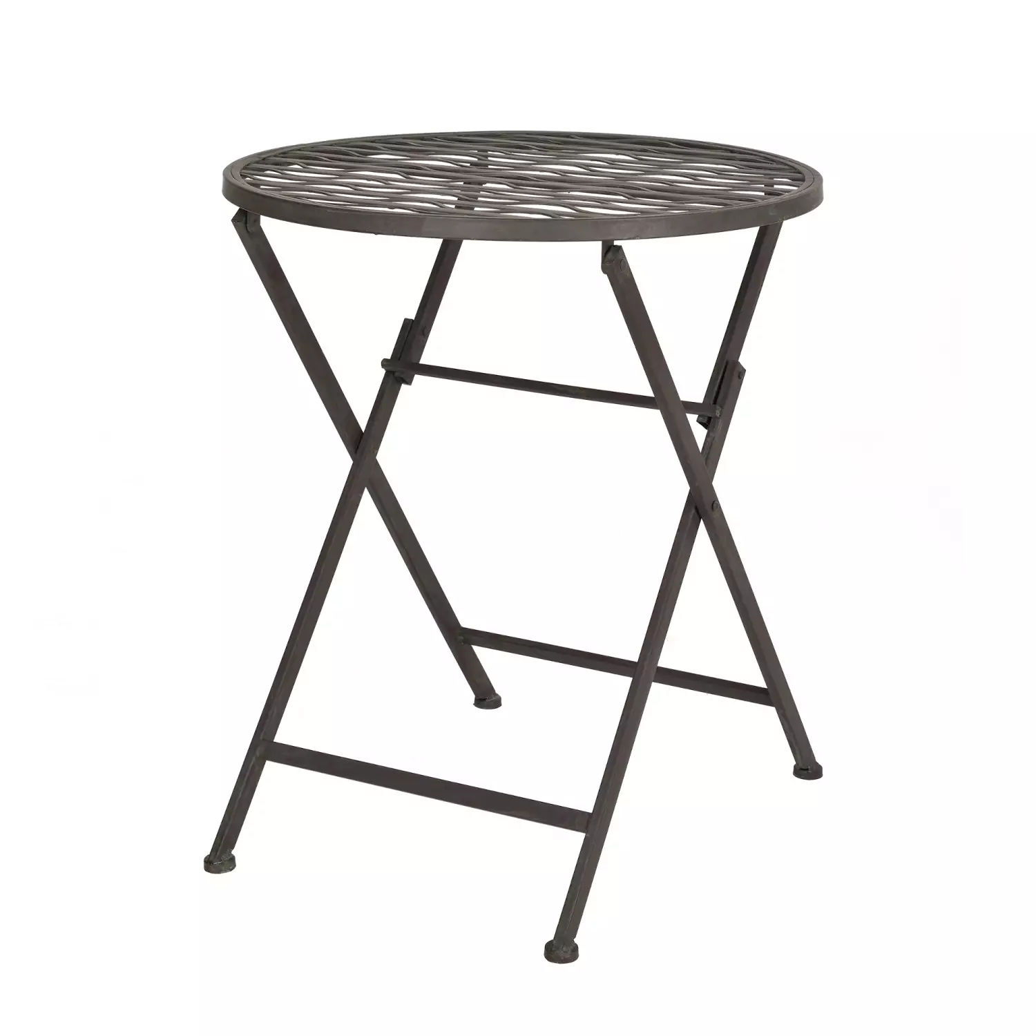 Lomadox Bistro Set in dunkelgrün DUBLIN-100, 3-teilig, mit rundem Tisch zollfrei