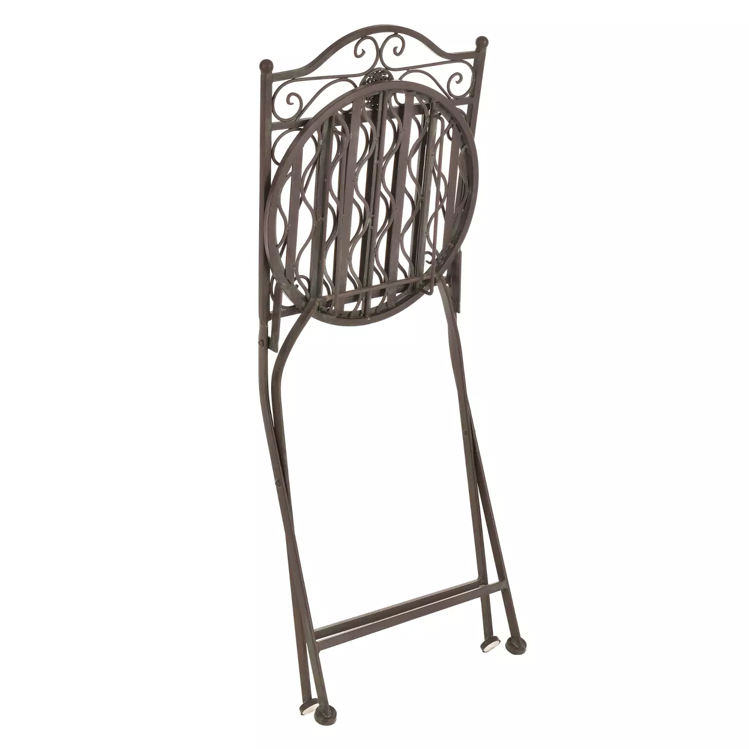 Lomadox Bistro Set in dunkelgrün DUBLIN-100, 3-teilig, mit rundem Tisch zollfrei