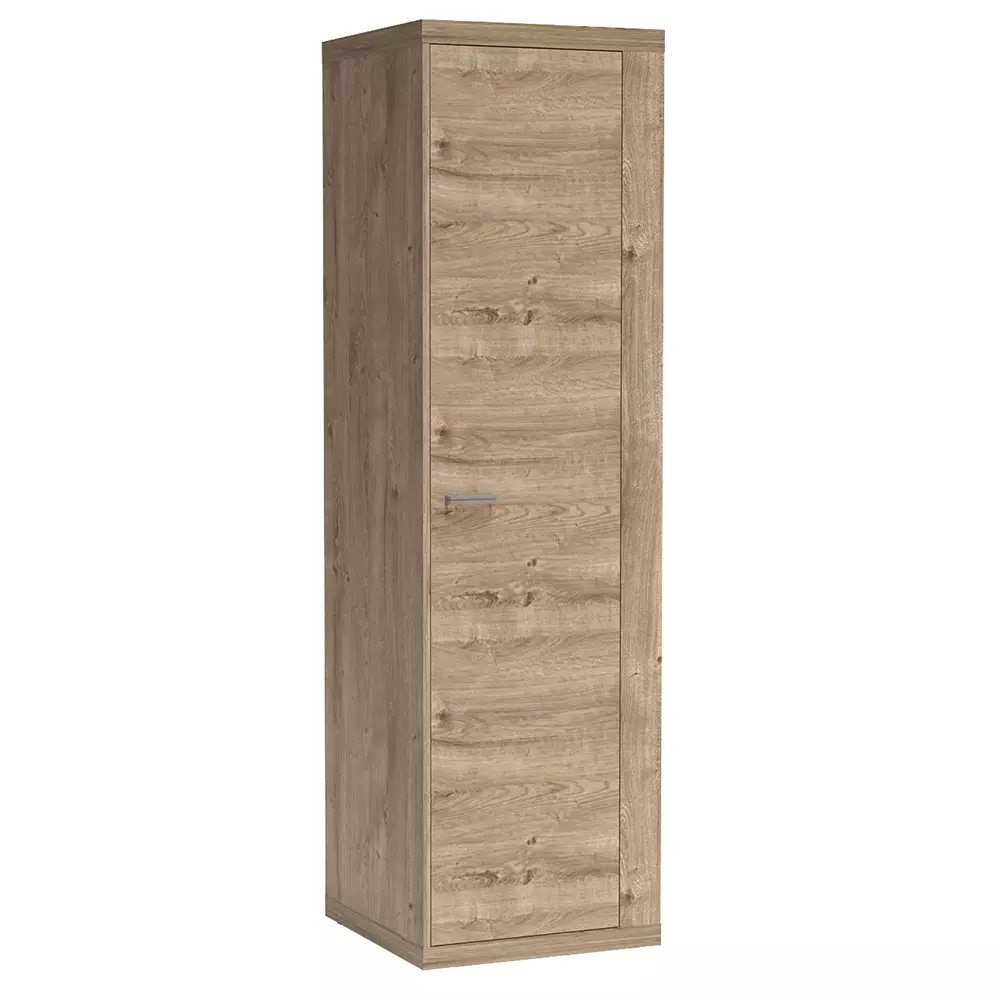Lomadox 1-türiger Kleiderschrank, 57cm in Eiche NUSCO-161