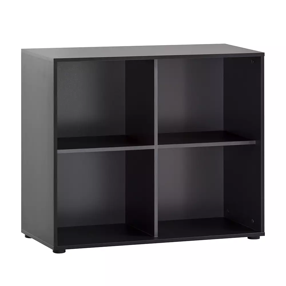 Lomadox Aktenregal 100cm, schwarz matt, ALNWICK-80