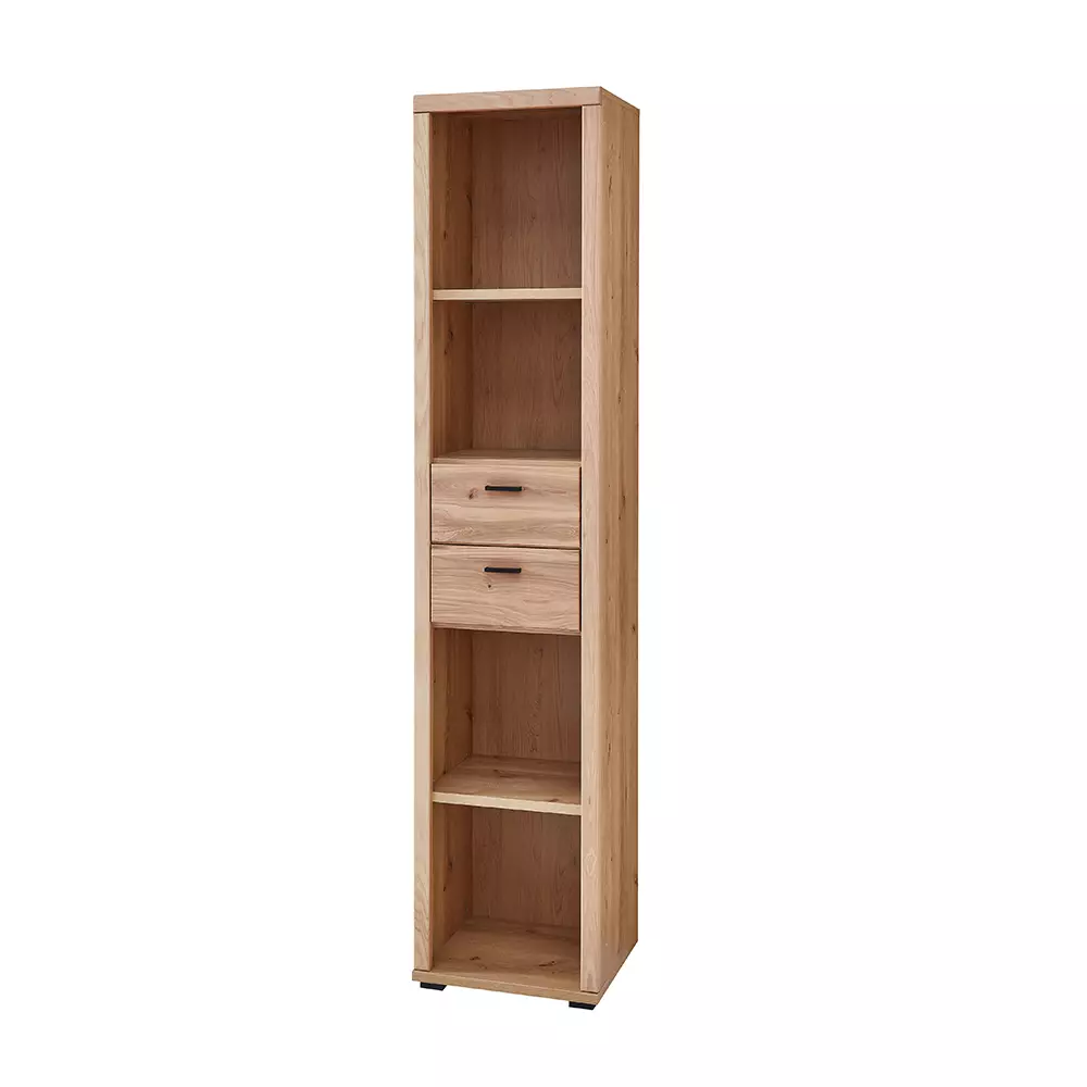 Lomadox Aktenregal 44cm, Altesche gebürstet, teilmassiv, SARINA-36