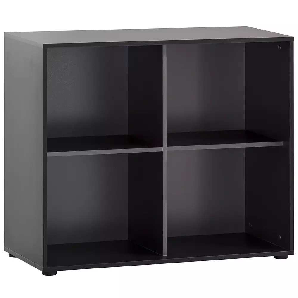 Lomadox Aktenregal in schwarz 100 cm HUNTSVILLE-80