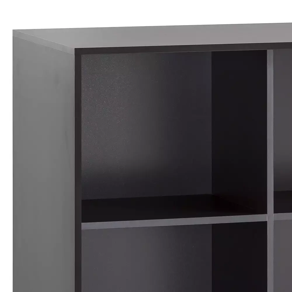 Lomadox Aktenregal in schwarz 100 cm HUNTSVILLE-80 VIP-Rabatte