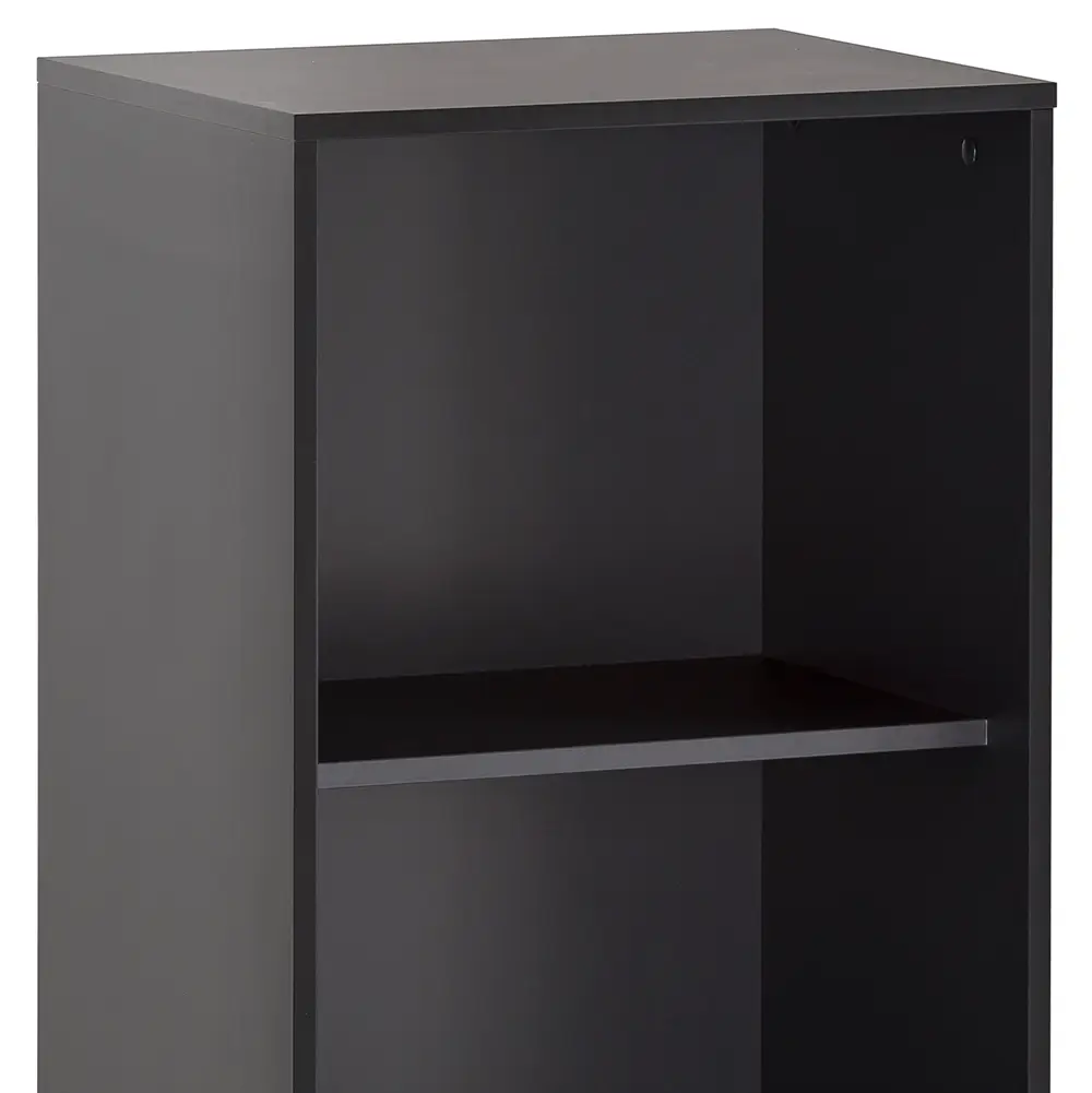 Lomadox Aktenregal in schwarz 51 cm HUNTSVILLE-80 Tiefpreis