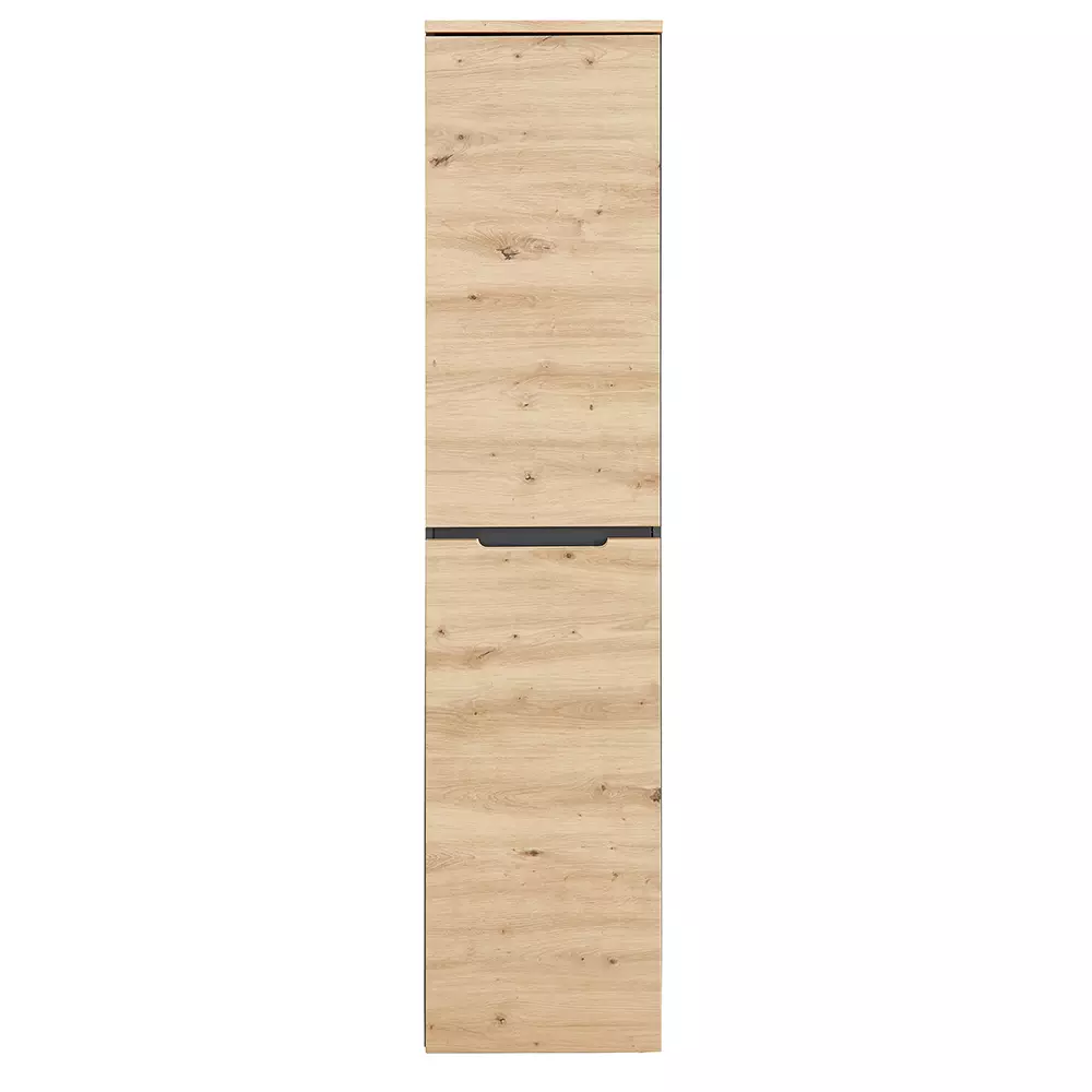 Lomadox Aktenschrank 1-türig, 45cm breit, graphit mit Eiche, MANRESA-36 Neueste Stile