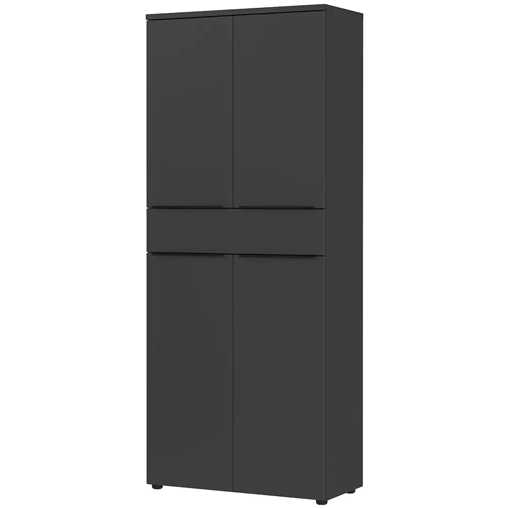 Lomadox Aktenschrank 81cm, graphit, MEMPHIS-01