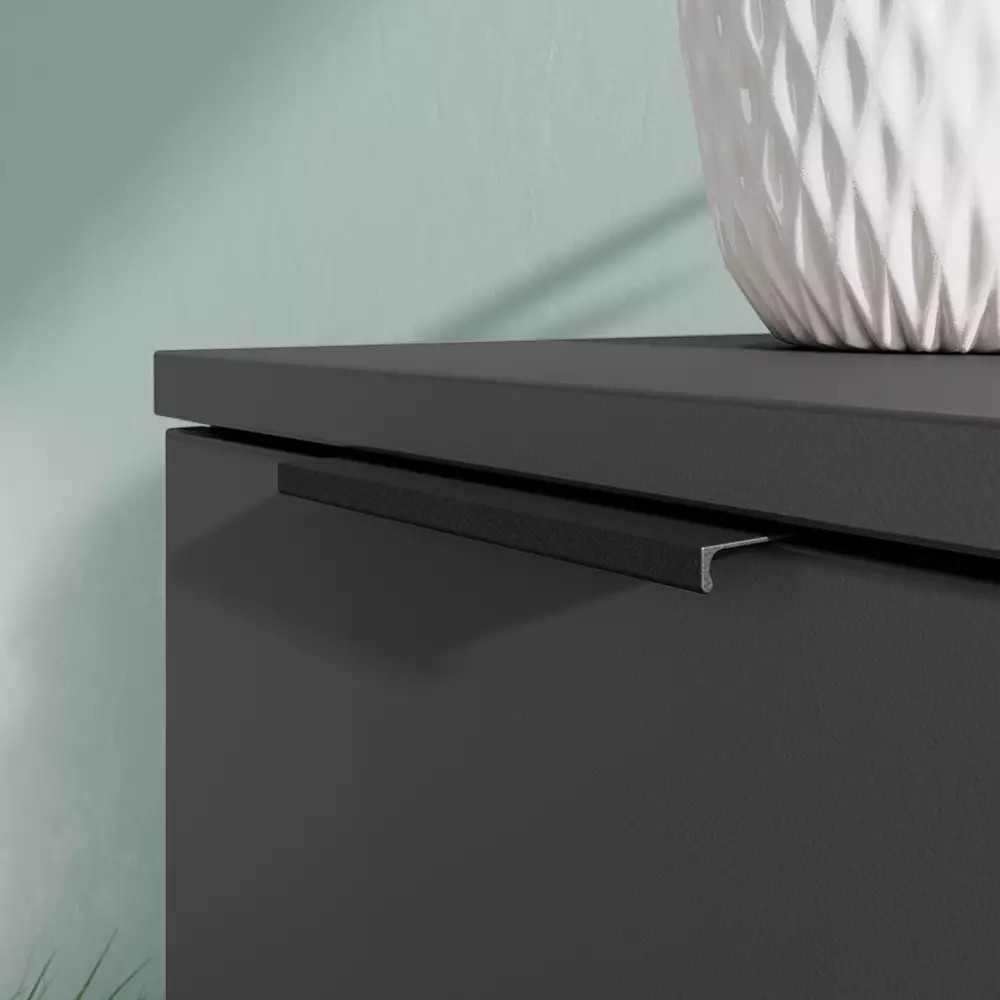 Lomadox Aktenschrank 81cm, graphit, MEMPHIS-01 Vierteljährliche Förderung