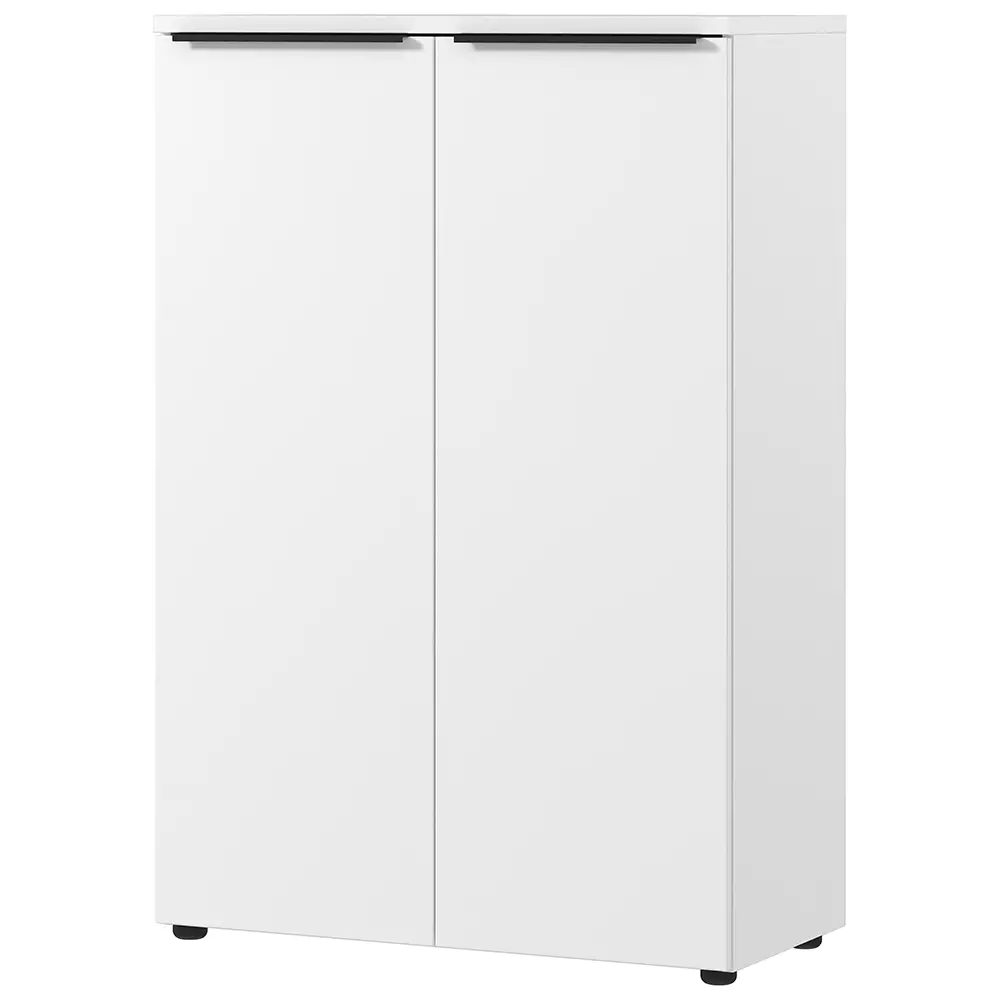 Lomadox Aktenschrank 81cm, weiß, MEMPHIS-01
