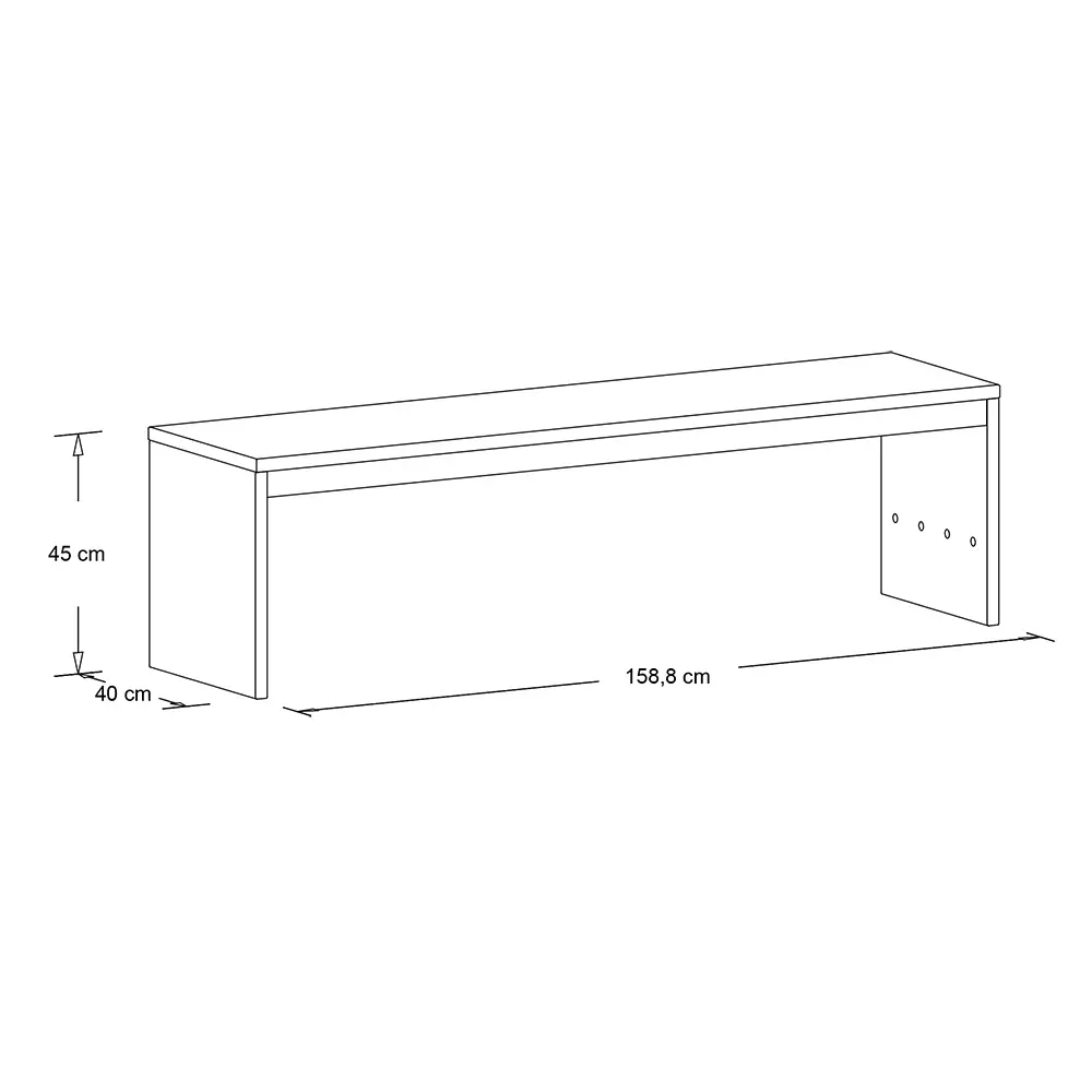 Lomadox Flurbank Massivholz mit 2 Schubkästen, Schuhablage Eiche massiv CUENCA-137 Black Friday Preise