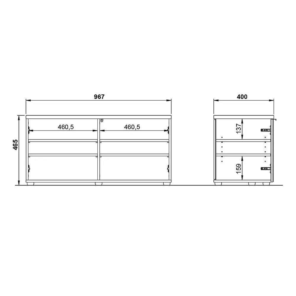 Lomadox Flurmöbel Set Schuhbank und Garderobenpaneel graphit Glasfront grau GENEVA-01 Fabrikverkauf