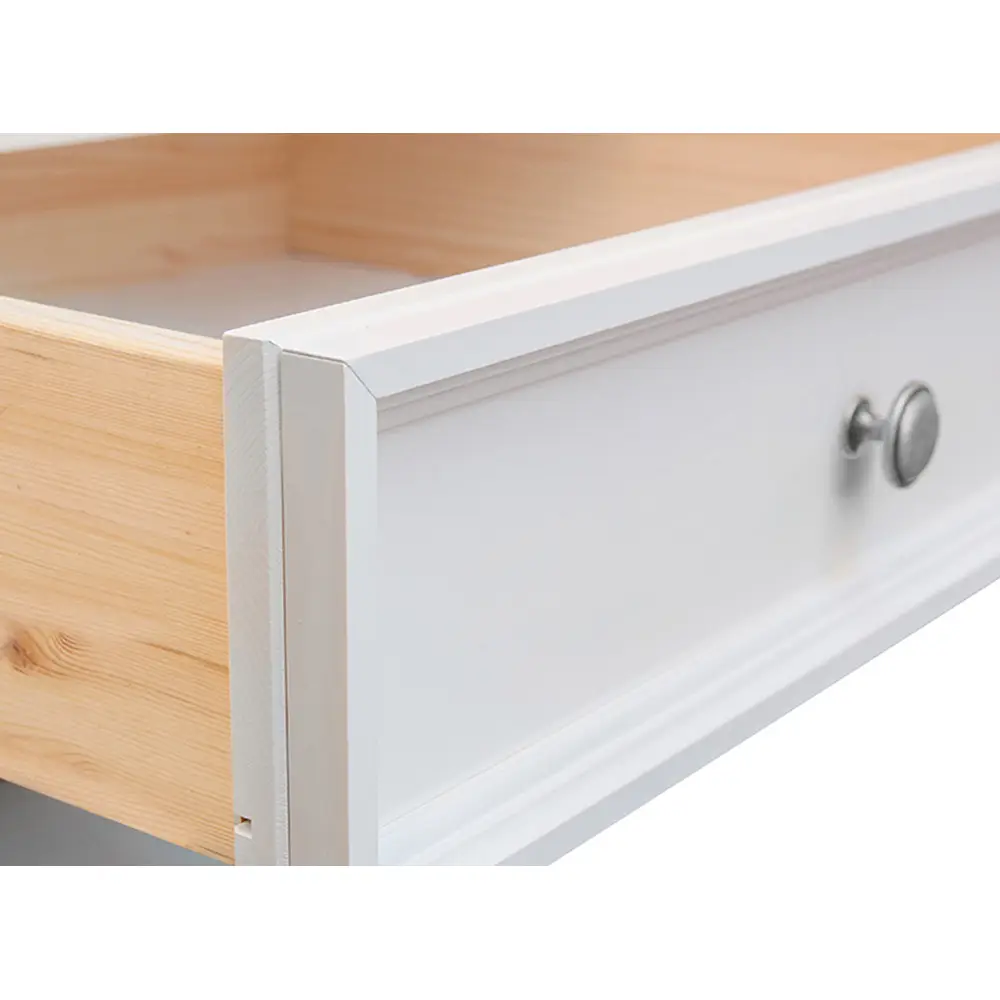 Lomadox Flurmöbel Set, Massivholz in weiß BORMIO-163, 3-teilig Fabrikpreis
