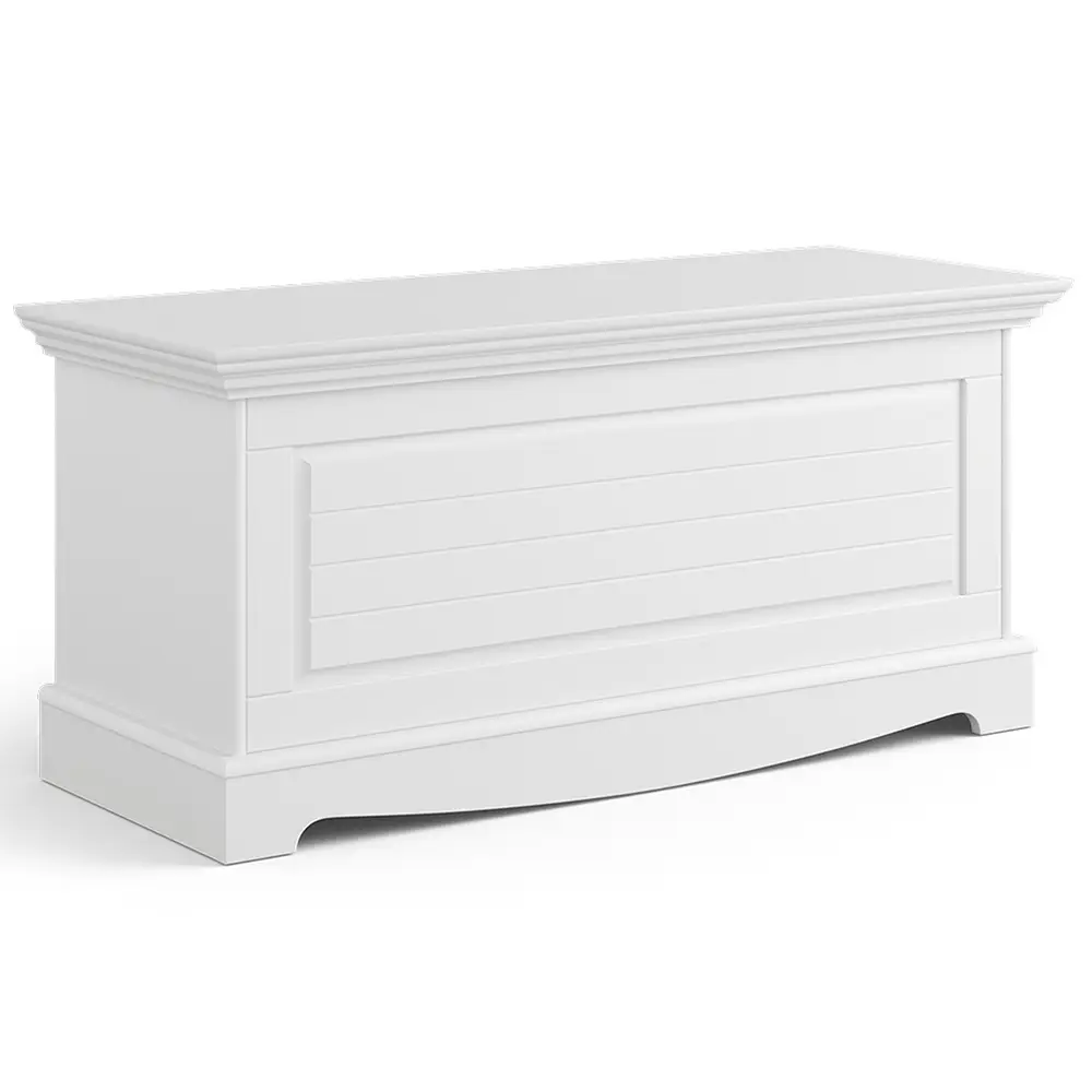 Lomadox Flurmöbel Set, Massivholz in weißBORMIO-163, 4-teilig Sonderangebot