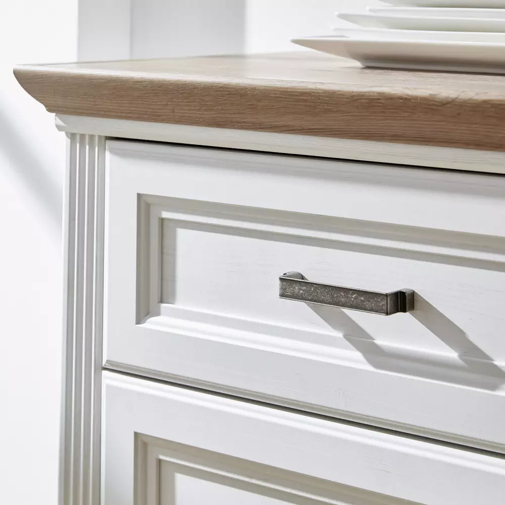 Lomadox Landhaus Garderobenset JÜLICH-36 in Pinie weiß mit Artisan Eiche, B/H/T: 170/204/41 cm Black Friday