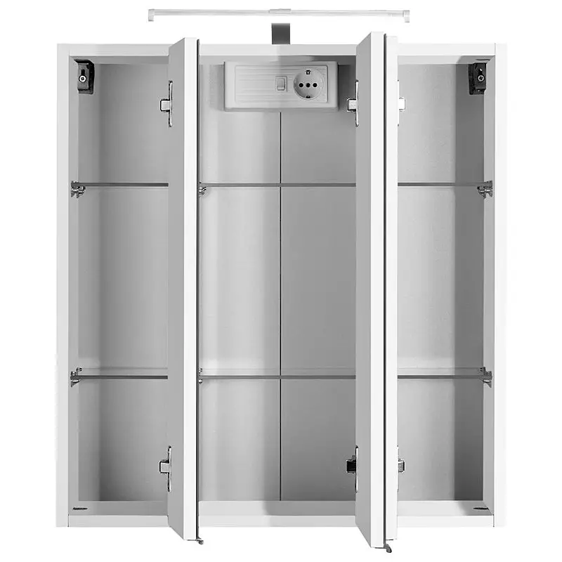 Lomadox Spiegelschrank COMO-03, weiß, B x H x T ca.: 60 x 64 x 20cm Top Angebot