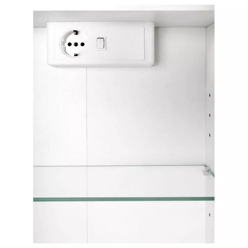 Lomadox Spiegelschrank COMO-03, weiß, B x H x T ca.: 60 x 64 x 20cm Top Angebot