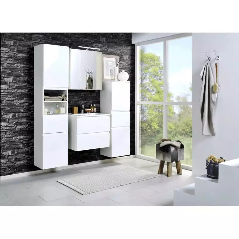 Lomadox Spiegelschrank COMO-03, weiß, B x H x T ca.: 60 x 64 x 20cm Top Angebot