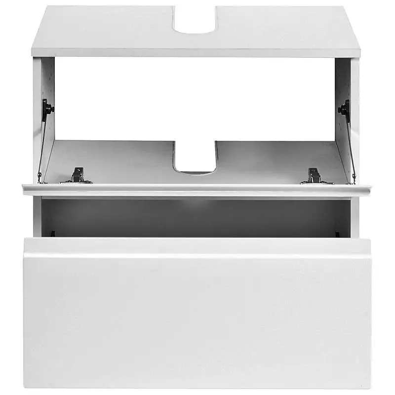 Lomadox Waschbeckenschrank COMO-03, Hochglanz weiß, B x H x T ca.: 60 x 53 x 35cm Online Outlet