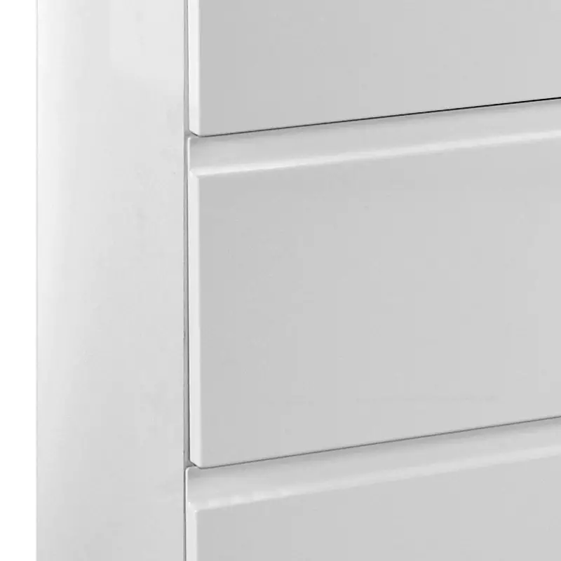 Lomadox Waschplatz Set COMO-03, Hochglanz weiß, B x H x T ca.: 60 x 200 x 47cm Exklusive Angebote