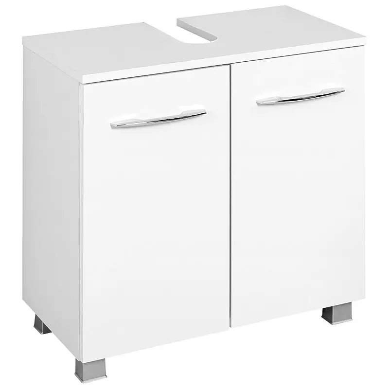 Lomadox Badmöbel Set BERGAMO-03, weiß, B x H x T ca.: 175 x 200 x 35cm Räumungsverkauf