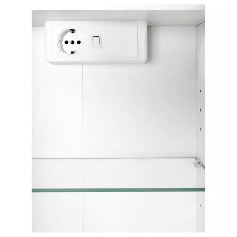 Lomadox Spiegelschrank 100cm graphitgrau, PADUA-03 LED-Aufbauleuchte, B/H/T ca. 100/64/20 cm JETZT KAUFEN