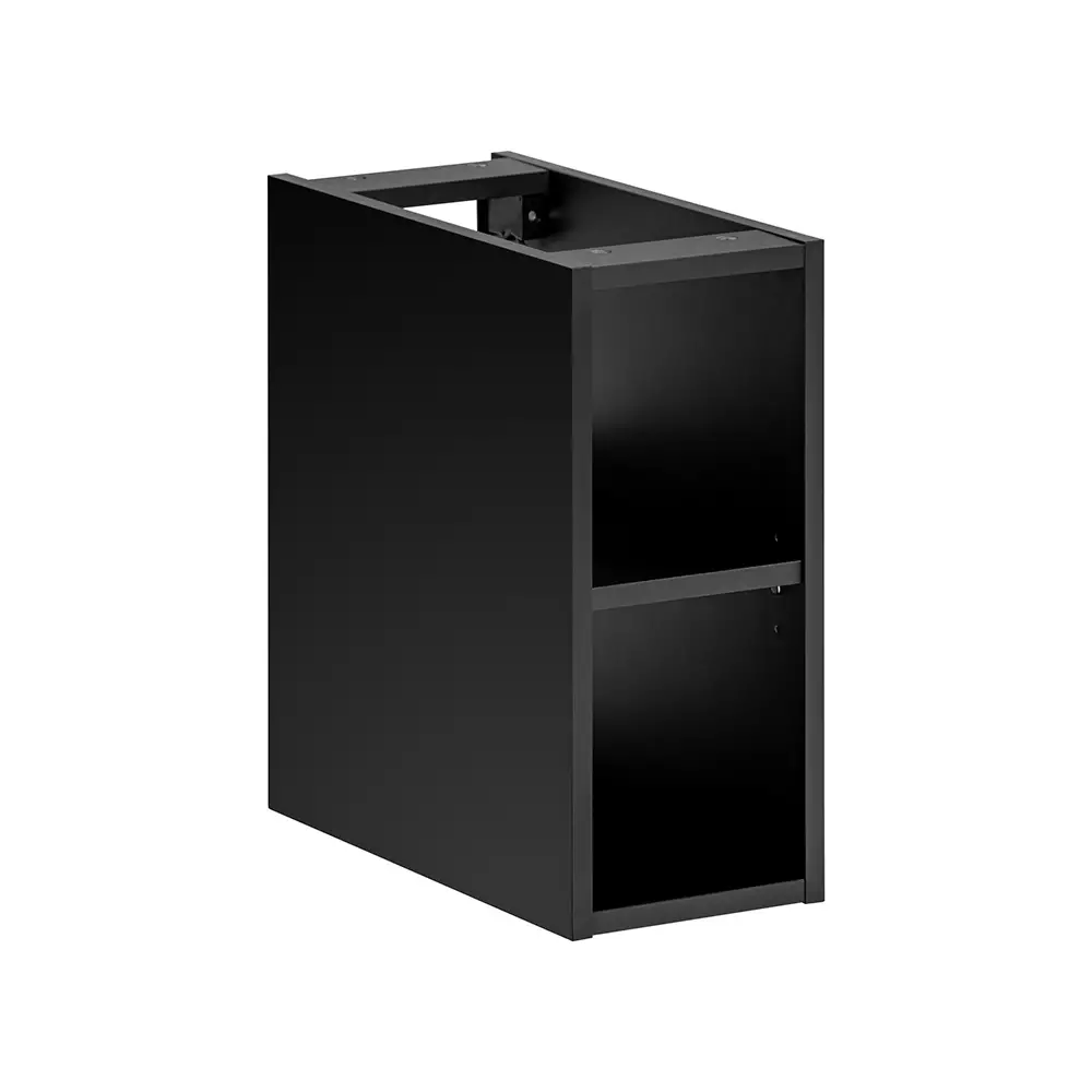 Lomadox Badmöbel Serie PUEBLA-56-BLACK in matt schwarz - selbst zusammenstellen Fabrikladen