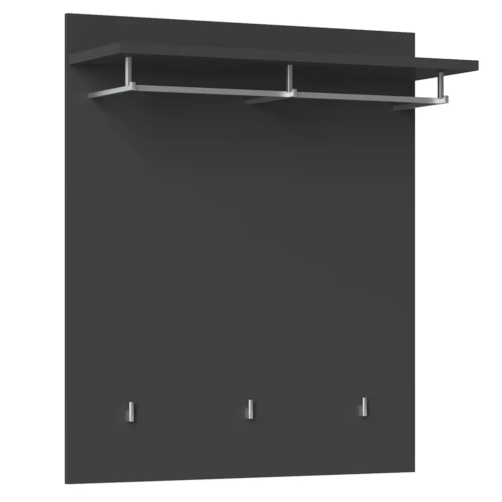 Lomadox Garderoben Set Flurbank, Garderobenpaneel anthrazit, Eiche SUNBURY-129 2-teilig Saisonale Angebote
