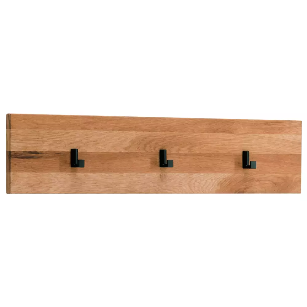 Lomadox Garderoben Set LEUNA-64 in Eiche massiv geölt, B/H/T: ca. 80/200/39 cm Riesige Ersparnisse