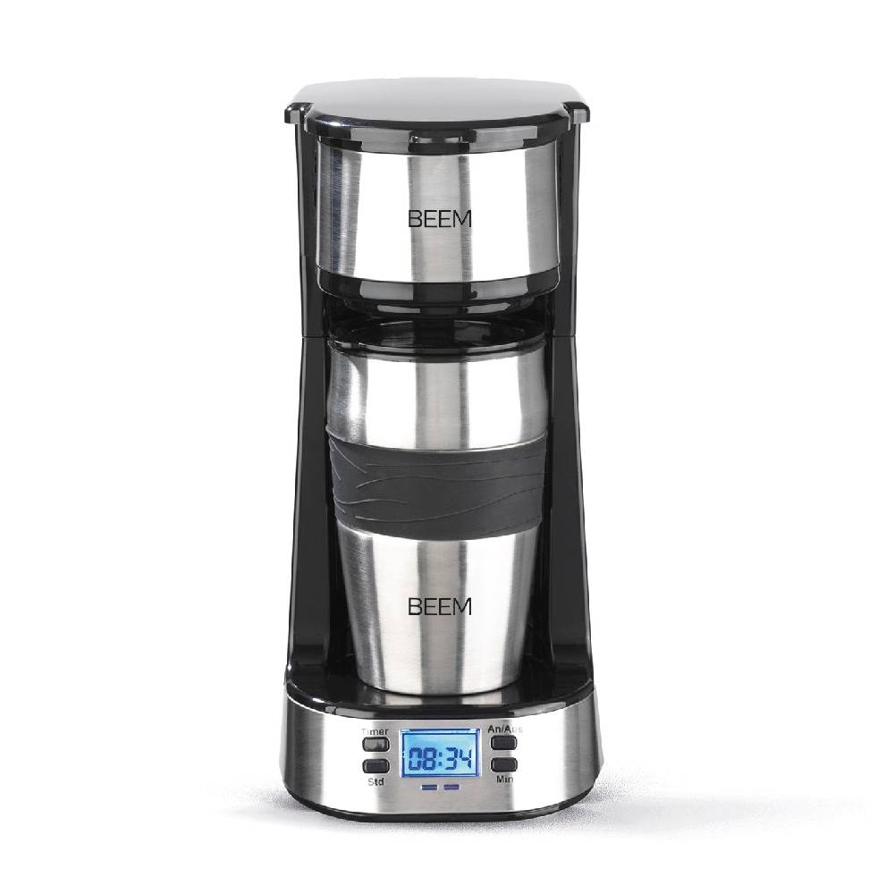 BEEM Single-Kaffeemaschine Thermo2Go - 750 Watt - Edelstahl/schwarz