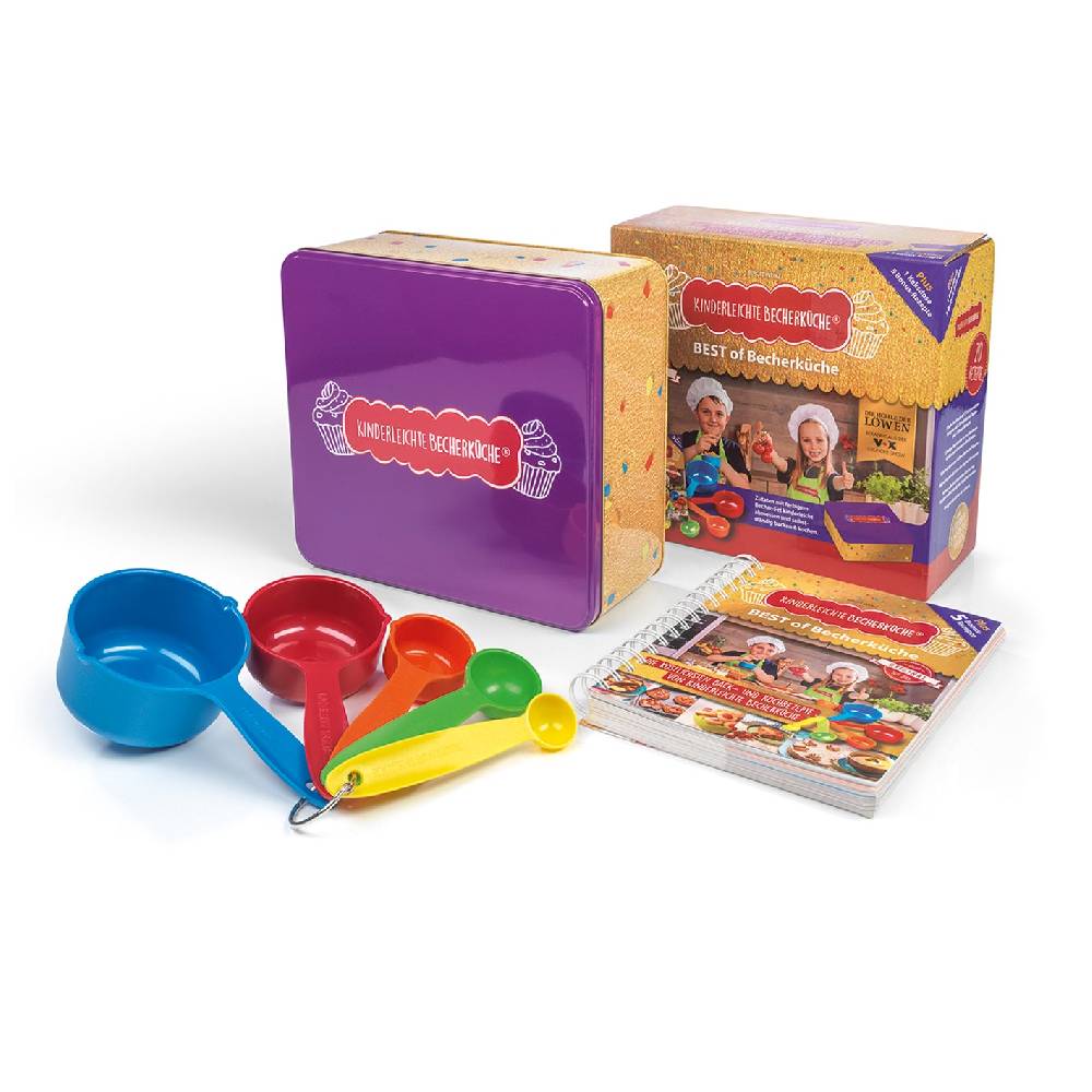 Kinderleichte Becherküche BEST of Becherküche (Back- und Kochbuch, 5 Messbecher, Keksdose)