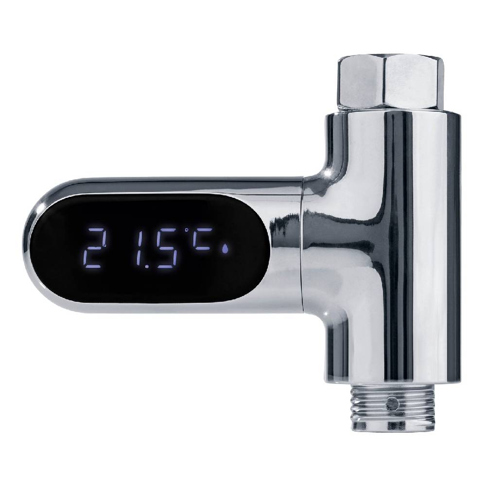 MAXXMEE Thermometer für Wasserarmaturen - chromfarben