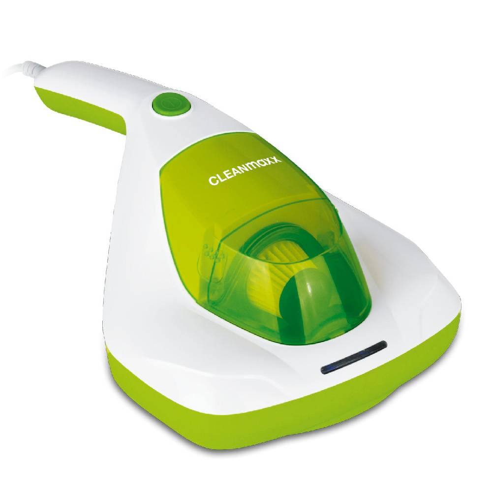 CLEANmaxx Milbensauger Vibration - weiß/limegreen
