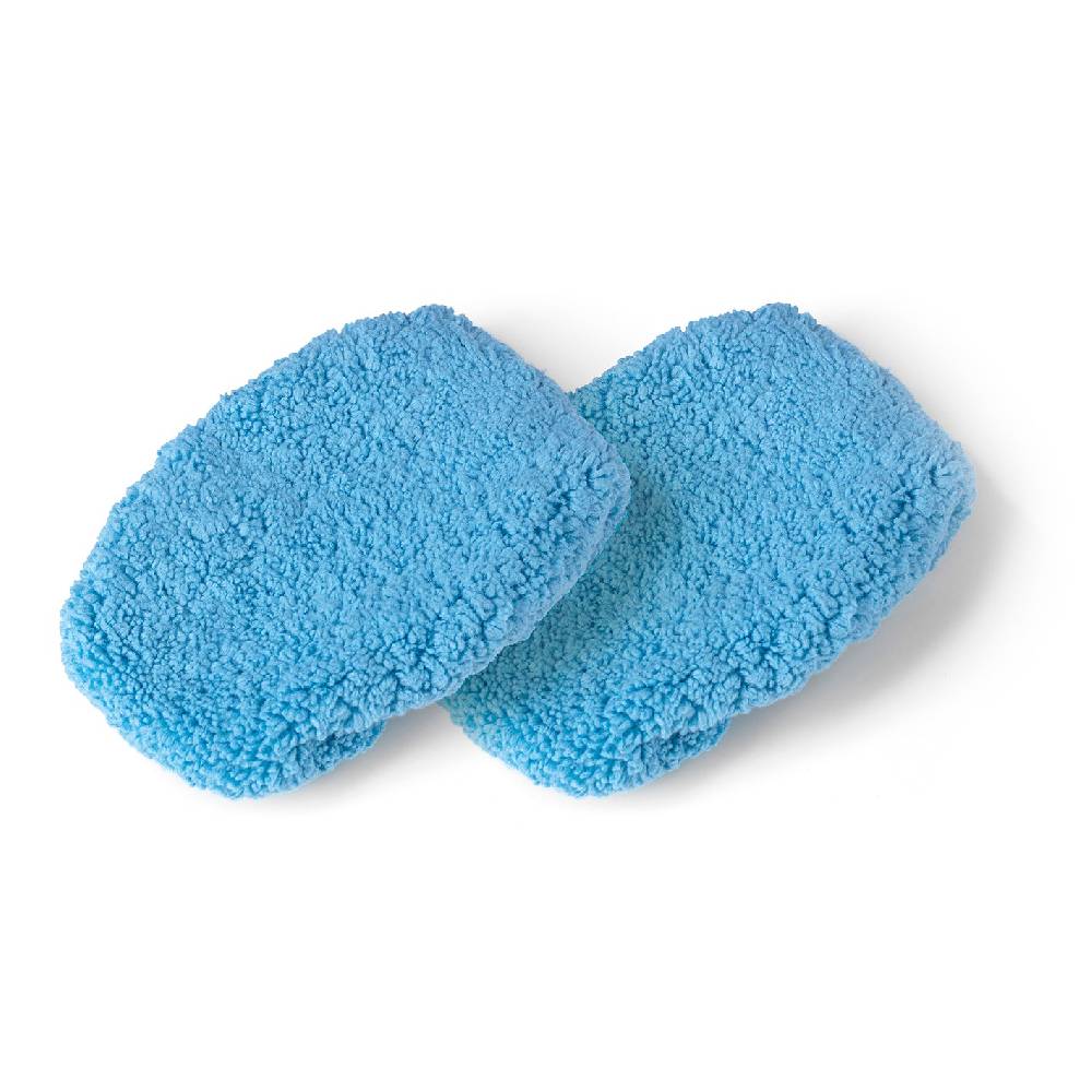 MAXXMEE Ersatz-Tuch für Scheiben- und Flächenreiniger - 2er-Set - blau