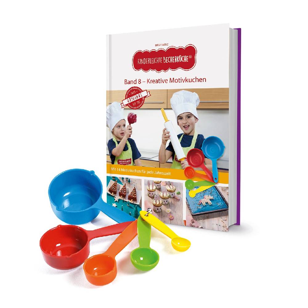 Kinderleichte Becherküche Rezeptbuch (Ergänzungsexemplar ohne Messbecher) - Band 8 - Kreative Motivkuchen