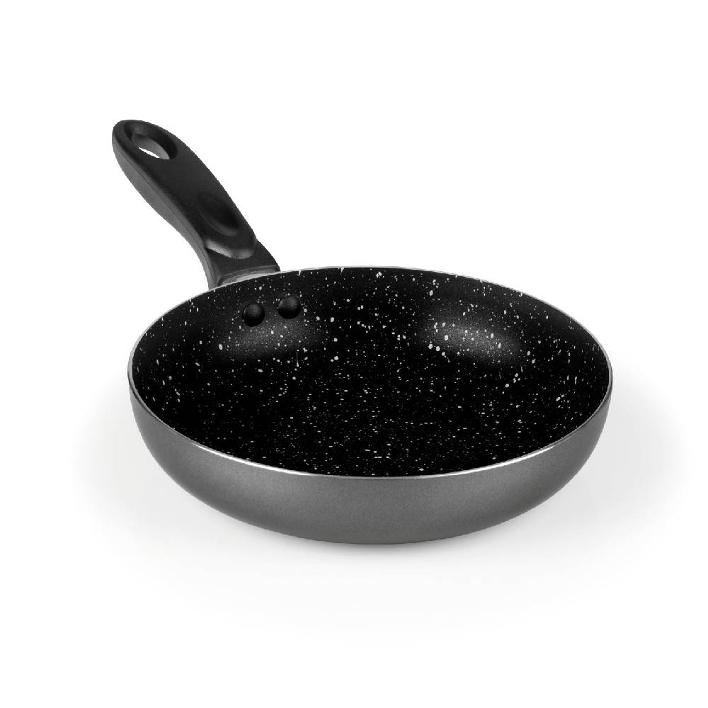 Mama Rossi Aluminium-Pfanne mit Cool-Touch-Griff - 20 cm - anthrazit
