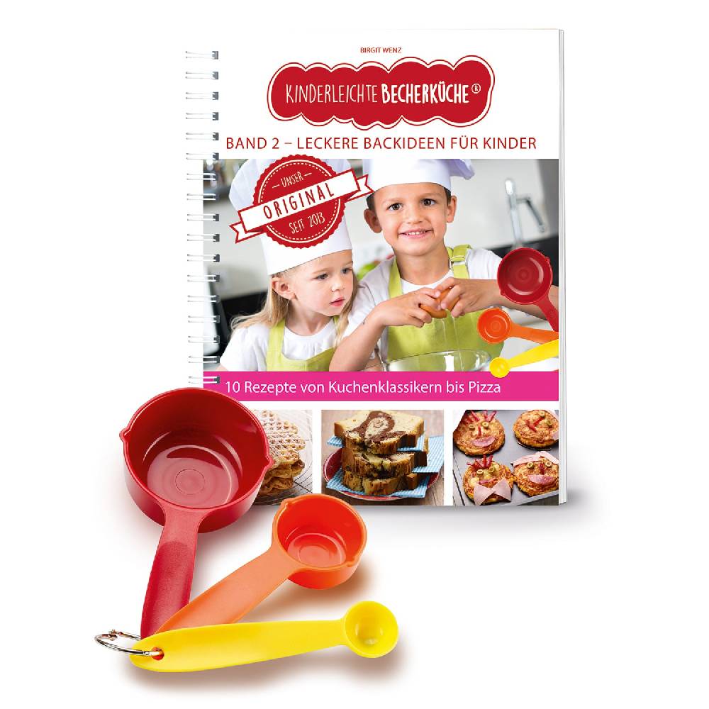 Kinderleichte Becherküche Rezeptbuch inkl. Messbecher-Set - Band 2 Leckere Backideen für Kinder