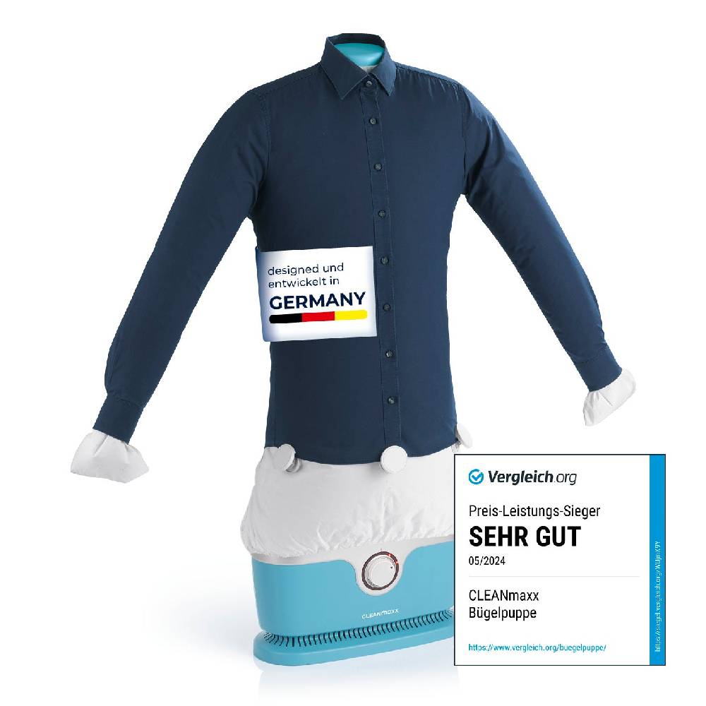 CLEANmaxx Hemdenbügler PRO - Blau